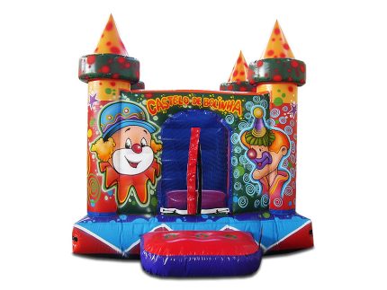 Castelo Inflável 2000 Bolinhas - 4m x 4m x 2,5m