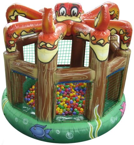 Piscina Caranguejo Inflável - 2000 Bolinhas - 3,5m(dia) x 3,30m