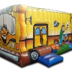Pula-Pula Ônibus Inflável - 3m x 5m x 2,8m-0
