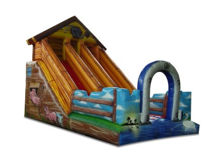 Tobogã Inflável Fazenda - 4m x 7m x 5m