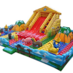 Fazenda Inflável Gigante - 10m x 15m x 5,5m-0
