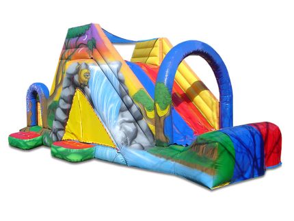 Escorregador Inflável 3 em 1 - 4,5m x 11m x 5m -0