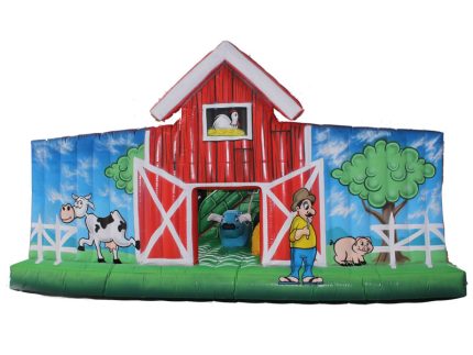 Celeiro Inflável Médio - 6m x 7m x 4m