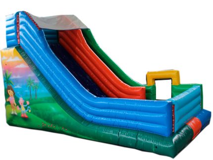 Tobogã Inflável Tradicional - 4m x 8,5m x 5,6m-0