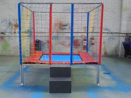 Cama Elástica Quadrada Módulo1 - 2m x 2m x 2,7m-0