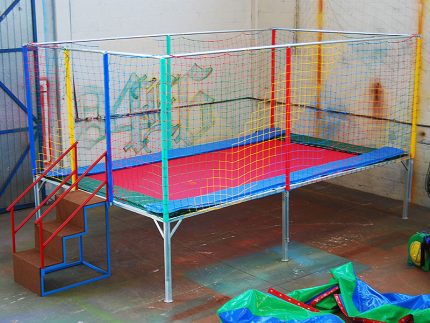 Cama Elástica Retangular Módulo1 - 2,8m x 4,6m x 2,7m-0