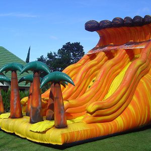 Tobogã Inflável Onda-de-Fogo Especial - 3,5m x 7m x 4,2m-162