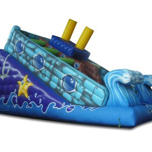 Tobogã Inflável Titanic Especial- 3,5m x 7m x 4,5m