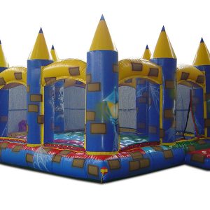 Castelo Inflável Médio - 4m x 4m x 3.20m