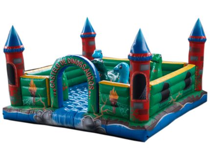 João Bobo Inflável Modelo Castelo - 5m x 5m x 3,2m