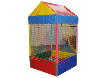 Piscina Casinha 1000 Bolinhas - 1,1m x 1,1m x 2,1m-0