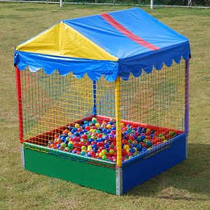 Piscina Casinha 1500 Bolinhas - 1,6m x 1,6m x 1,8m