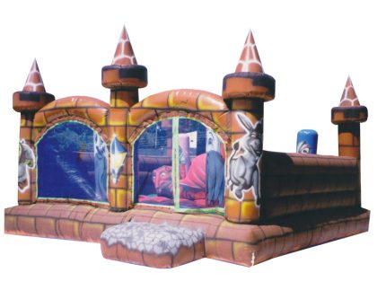 Castelo Inflável Grande 101 - 5m x 5m x 3.2m