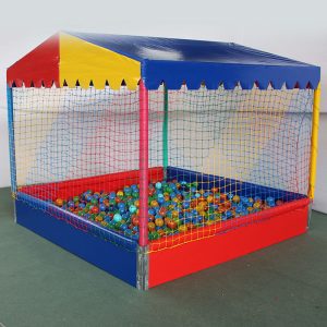 Piscina Casinha 1500 Bolinhas - 2m x 2m x 1,80m-0