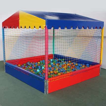 Piscina Casinha 1500 Bolinhas - 2m x 2m x 1,80m-0