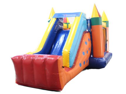 Tobogã Pula-Pula com Escorregador - 3m x 5,60m x 3m