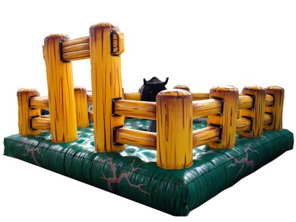 Touro Mecânico Inflável Fantasia Premium - 4,5m x 4,50m x 2,20m