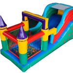 Tobogã Inflável com Piscina de Bolinhas - 2,2m x 5m x 2,5m