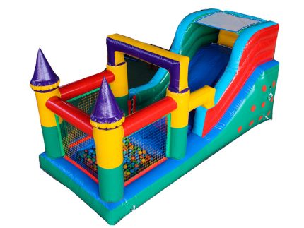 Tobogã Inflável com Piscina de Bolinhas - 2,2m x 5m x 2,5m
