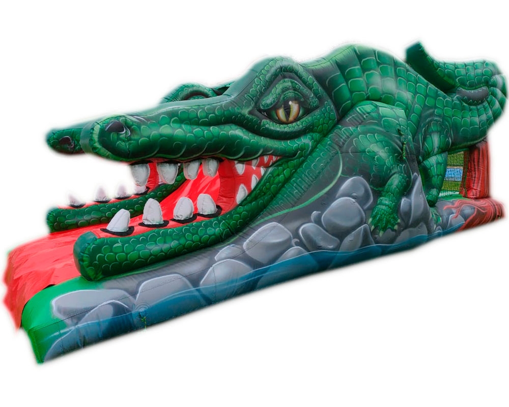 Croc Inflável -2,8m x 8m x 3m-0 Croc Inflável -2,8m x 8m x 3m-0