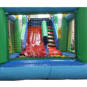 Tobogã Inflável Casinha com Piscina de Bolinhas - 2,80m x 7m x 4m-999