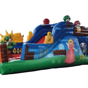 Super Mario 3 em 1 Inflável 3m x 7m x 3,3m-1036