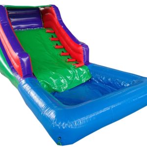 Splash Tobogã Inflável com Piscina - 2,30m x 5m x 2,5m-0