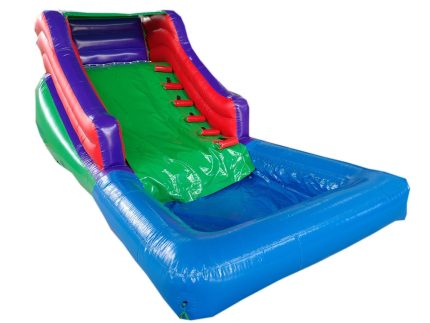 Splash Tobogã Inflável com Piscina - 2,30m x 5m x 2,5m-0