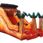 Tobogã Inflável Onda-de-Fogo - 3m x 5,5m x 3,6m-0