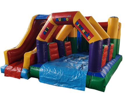 Mini Mundo Inflável 5 em 1 - 4,40m x 4,40m x 2,40m-0