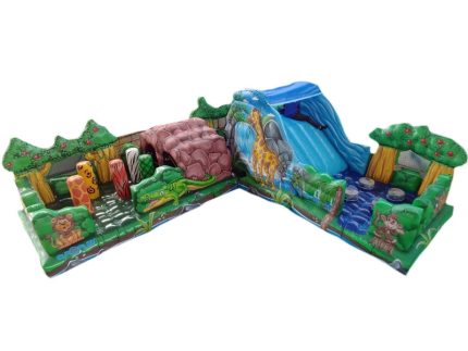 Aventura Selvagem Inflável - 7,50m x 7,50m -0