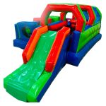 Corrida de Obstáculo Inflável - 3,20m x 5,20m x 1,90m-0